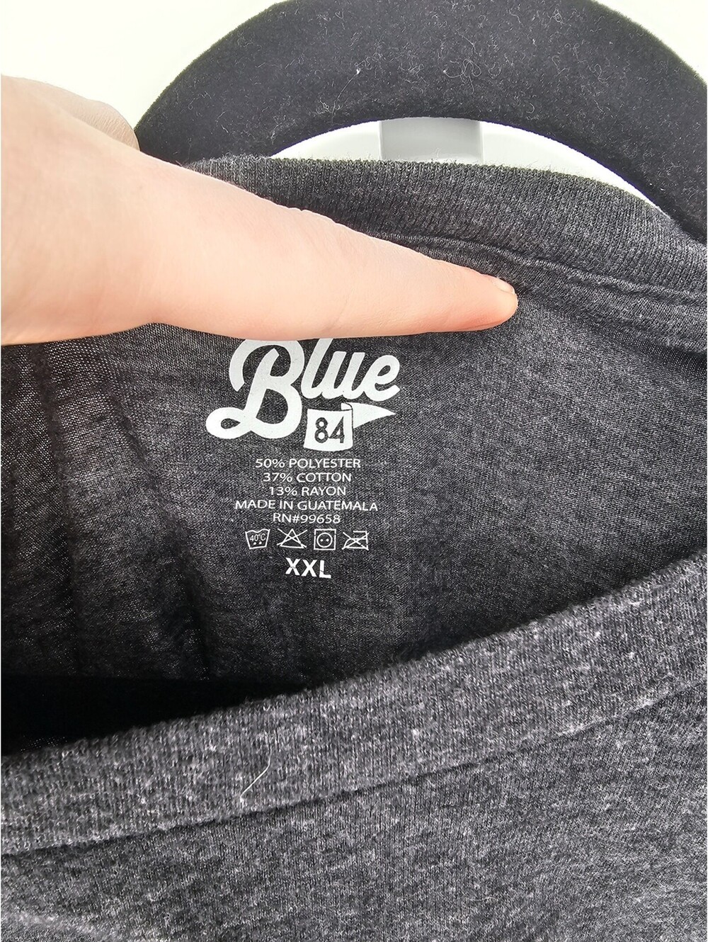 Scheels Blue 84 Women's Gray Logo Graphic Short Sleeve Round Neck Tee Size XXL - Picture 3 of 4